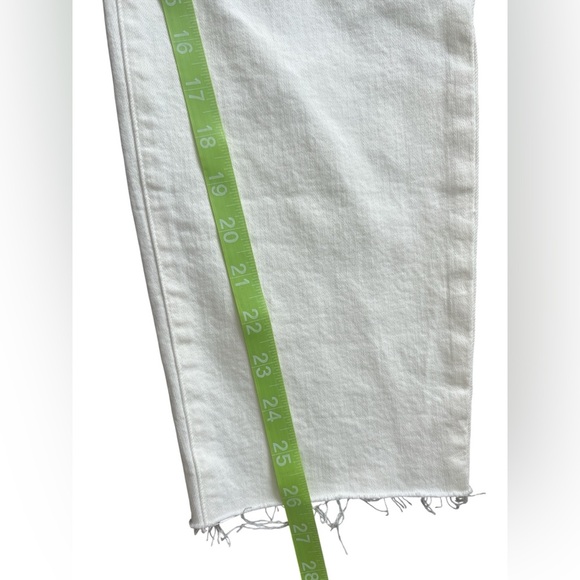 NEW Madewell The Momjean High Waist White Jeans Size 28 - Picture 5 of 6